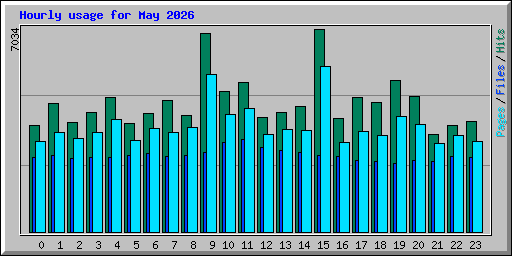 Hourly usage for May 2026